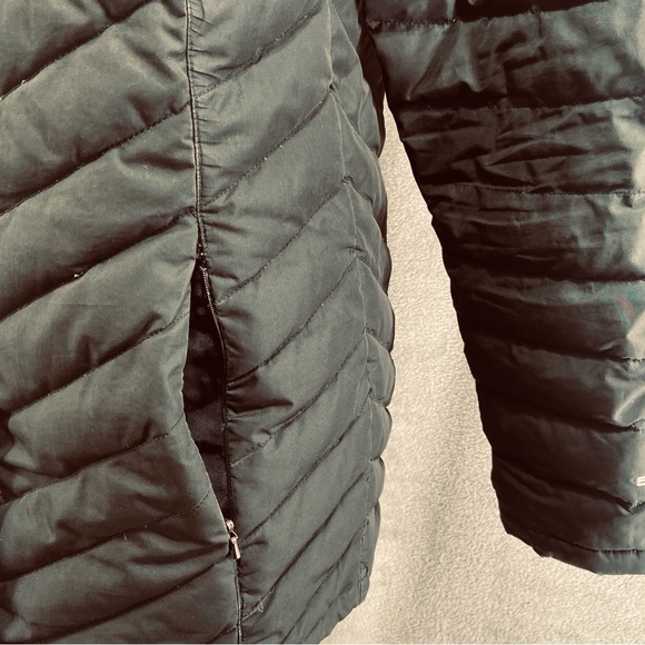 The North Face Women's Goose Down 550 Puffer Parka Coat Black Size S Hood *READ - Picture 4 of 14